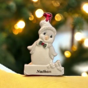 NEW Lenox Merrily Yours “NATHAN” Penguin Christmas Ornament